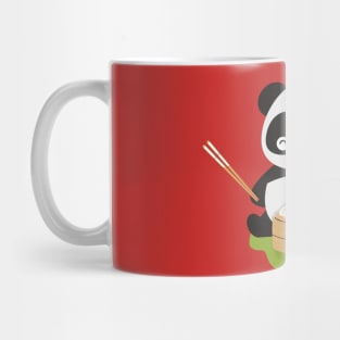 Panda eating Chinese food Mug